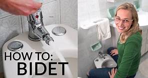 How To Use a Bidet