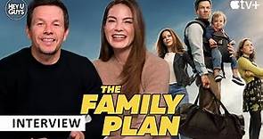 Mark Wahlberg & Michelle Monaghan on The Family Plan and which unexpected actor steals the film