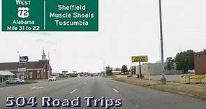 Road Trip #909 - US-72 W - Alabama Mile 31-22 - Sheffield/Muscle Shoals/Tuscumbia