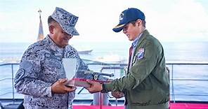 菲律賓海軍持續強化軍力 小馬可仕檢閱首批地對空飛彈[影] | 國際 | 中央社 CNA