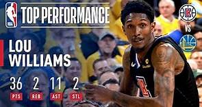 Lou Williams Helps Lead COMEBACK With 36 & 11 Off the Bench | April 15, 2019