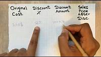 How to Calculate Discounted Sales Price Easy Way