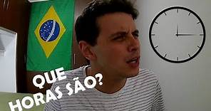 LAS HORAS en PORTUGUÉS! - Como aprender Portugués