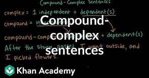 Compound-complex sentences | Syntax | Khan Academy