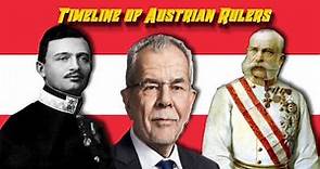 Timeline of the rulers of Austria