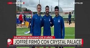 El boliviano Sebastian Joffre firmó para el Cristal Palace