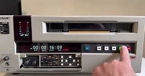 Sony Videocassette Recorder UVW-1800P Betacam SP