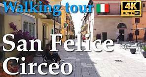 San Felice Circeo (Lazio), Italy【Walking Tour】4K