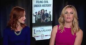 Rebecca Romijn Lindy Booth (The Librarians) on Sidewalks Entertainment