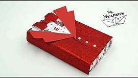 Geschenke verpacken - einfache Anleitung / Sakko für Männer