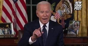 Biden appeared to read teleprompter instruction to ‘make it clear ...