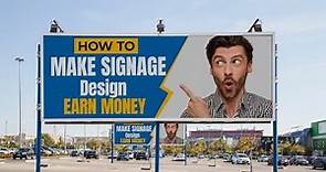 How To Design Signage | How To Create Signage Design | Signage Design Photoshop