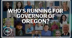 Who is running for governor of Oregon?