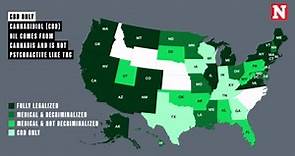 Where is Marijuana Legal in the U.S.? A Simple Map