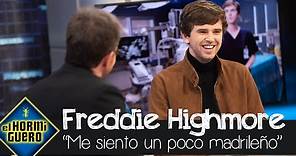Freddie Highmore sorprende hablando español: "Me siento un poco madrileño" - El Hormiguero