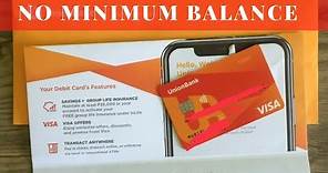 UnionBank Personal Savings Account | No Minimum balance