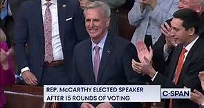Kevin McCarthy Elected Speaker of the House
