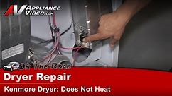Kenmore Dryer Repair - Does Not Heat - Element Diagnostic & Troubleshooting