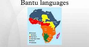 Bantu languages