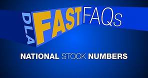 DLA Fast FAQs: National Stock Numbers