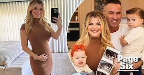 Mike Sorrentino's pregnant wife Lauren debuts baby bump ahead of 3rd child