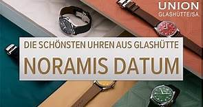 UNION GLASHÜTTE (Deutsche Uhrenmarke) - Noramis Datum bunt