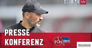 Die PK mit Cristian Fiél im Re-Live | 1. FC Nürnberg - Hertha BSC