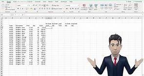 How to design an Inventory Listing spreadsheet in Excel
