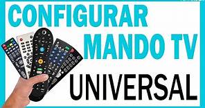 MANDO UNIVERSAL TV 👉 ¿Cómo PROGRAMAR un Control Universal TV? 📺 EXPLICADO FÁCIL y RÁPIDO