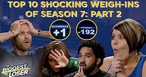 Top 10 Shocking Weigh-Ins | Part 2 | The Biggest Loser | Season 7