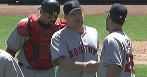 Curt Schilling completes his one-hitter vs. A's