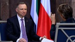 President of Poland Andrzej Duda speaks to CNN during his visit to the UAE
