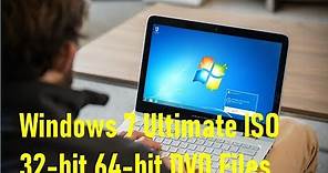 Windows 7 ISO Download 32-bit and 64-bit Files [2021]