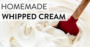 Homemade Whipped Cream | Sally's Baking Recipes