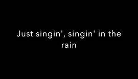 Singin' in the Rain (Singin' in the Rain) lyrics