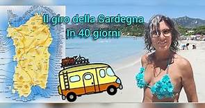 Il giro della Sardegna in 40 giorni 😍 giugno 2022.