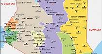 Kenya Map | HD Political Map of Kenya
