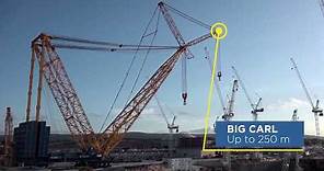 #Howwedoit Meet Big Carl - The world's biggest crane makes its first move