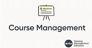 Course Management | Arlo Training Management Software