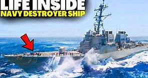 Life Inside a Gigantic US Navy Destroyer Ship