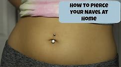 How I Pierced My Belly Button/Navel At Home! | Alyssa Nicole |