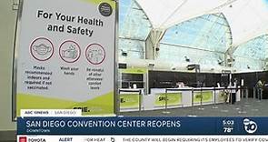 San Diego Convention Center reopens for events