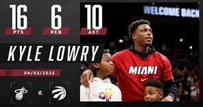Kyle Lowry drops his 16th double-double of season in RETURN to Toronto 🔥