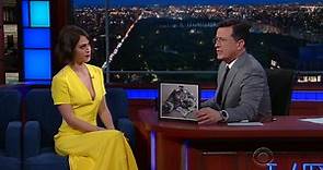 Lizzy Caplan reveals she named her cat after Stephen Colbert