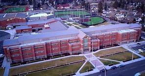 Auburn High School - King County - Washington Aerial View 4K UHD