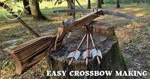 How to Easily Make a Powerful Crossbow From an Old Saw