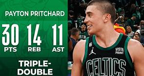Payton Pritchard's First Career Triple-Double | April 9, 2023
