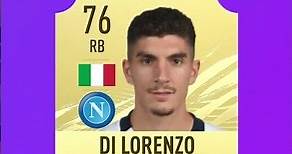 L'évolution FIFA de Giovanni Di Lorenzo !