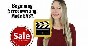 Beginning Screenwriting Made Easy - how to write a screenplay - online class - movie script