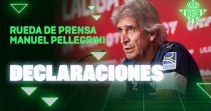 Rueda de prensa de Manuel Pellegrini tras el partido contra el Sevilla FC 🗣🎙